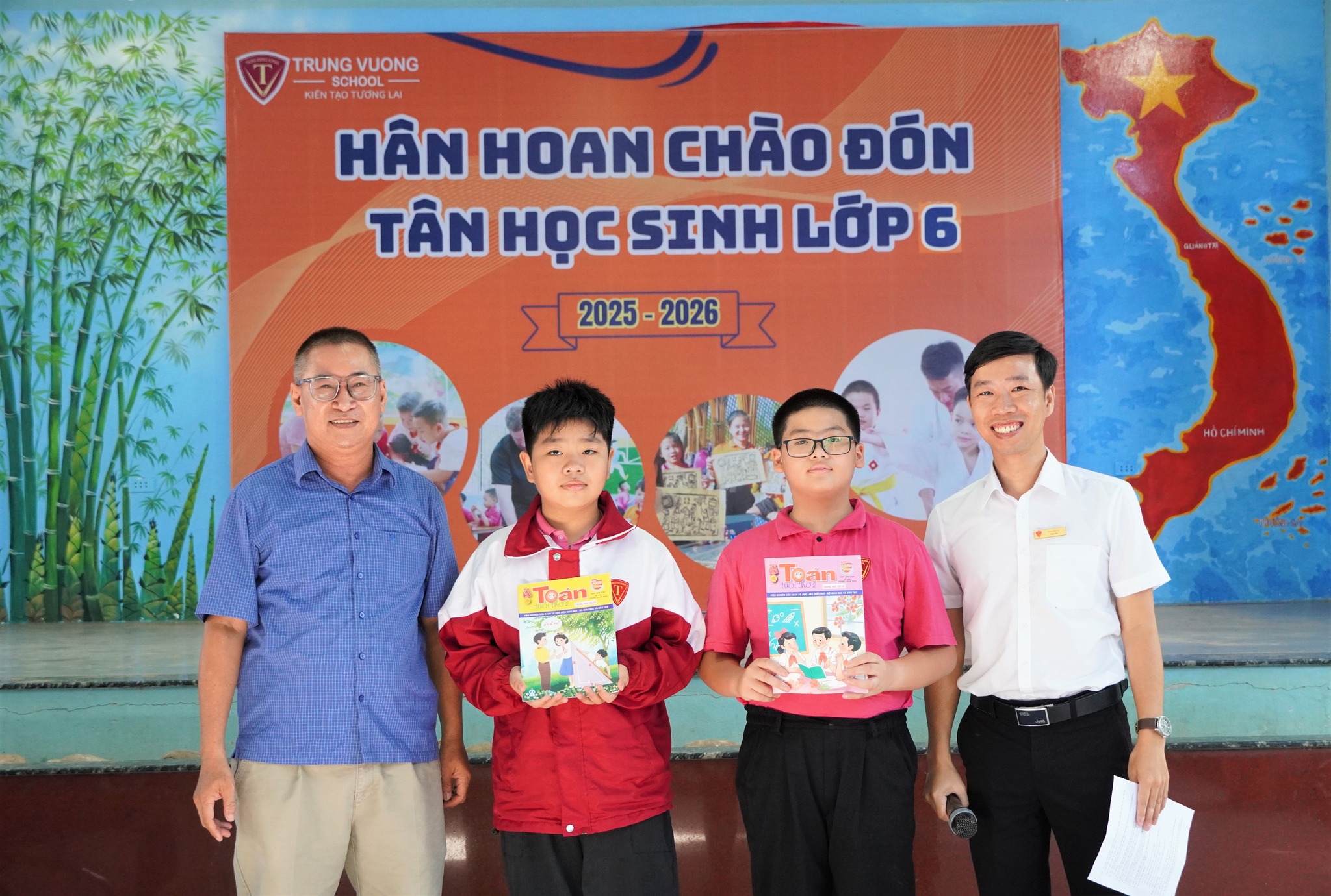 Trưng Vương chào đón tân binh khối 6 - Vững bước mùa hè tri thức